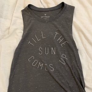 “Till the sun comes up” american eagle tank